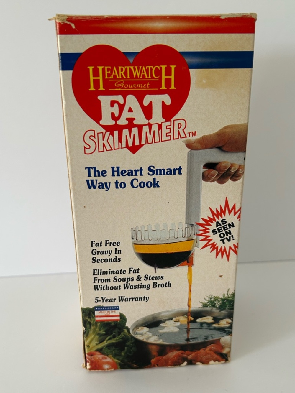Vintage HeartWatch Gourmet Fat Skimmer for Gravy, Soups, Stews, and Sauces - Picture 13 of 16